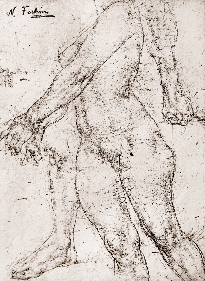  Nicolai Ivanovich Fechin —— 裸女习作